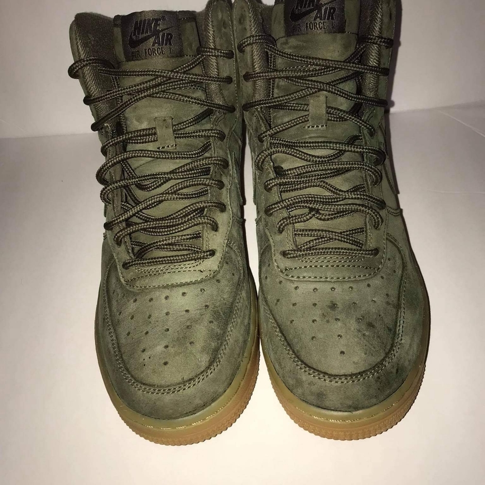 Air Force 1 High (GS) Medium Olive